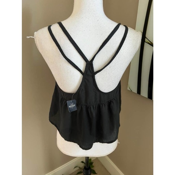 NWT Hollister gray crop top blouse size S - Picture 4 of 4